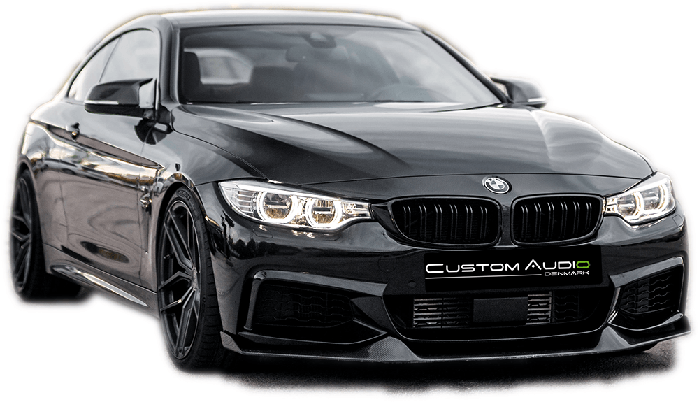 BMW med Custom Audio logo
